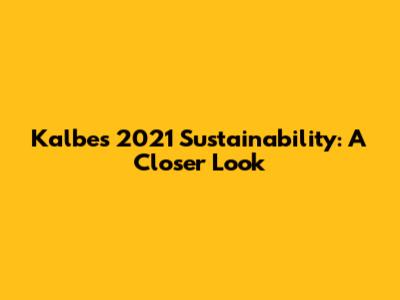 Kalbe's 2021 Sustainability: A Closer Look